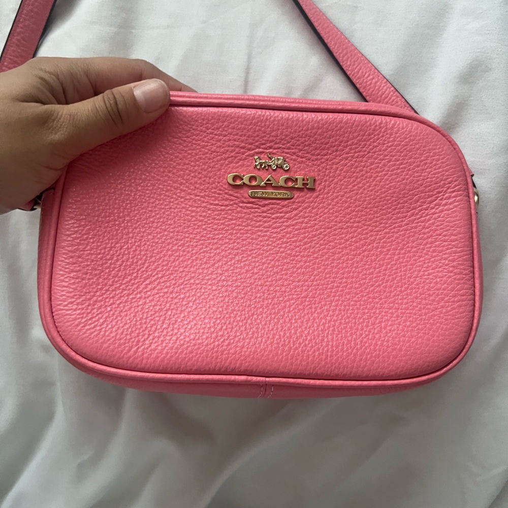 new pink coach bag